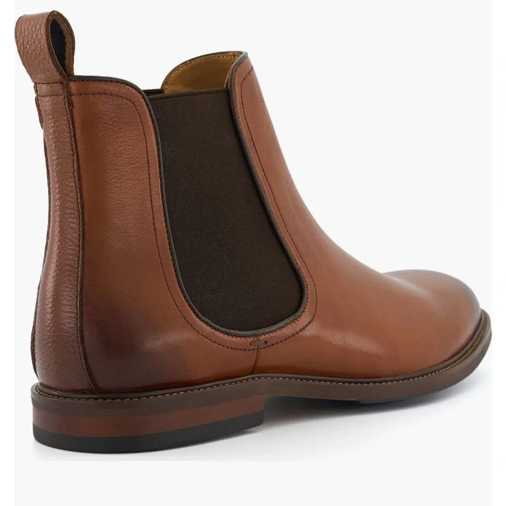 NORDSTROM cognac leather boot men’s